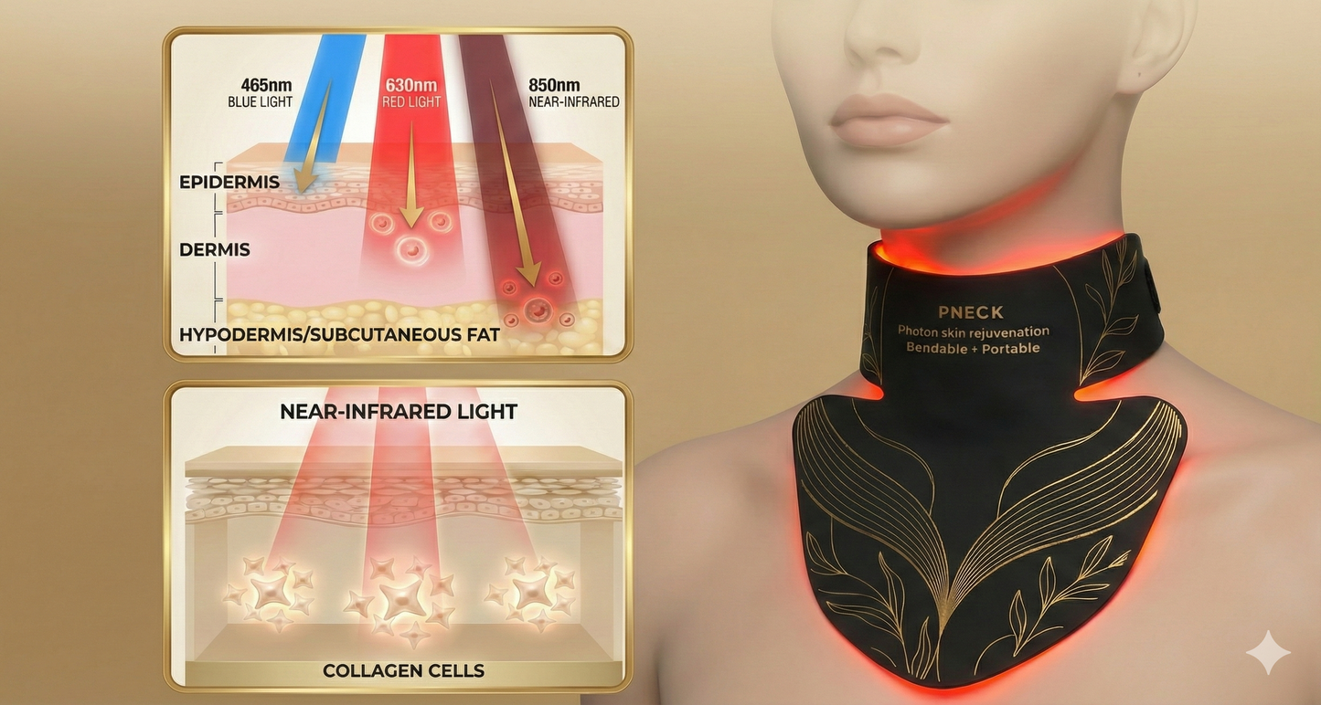 LuxRitual LED Light Therapy Mask (Face+Neck)