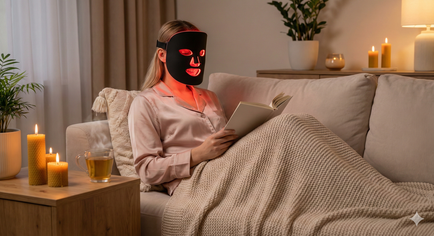LuxRitual LED Light Therapy Mask (Face+Neck)